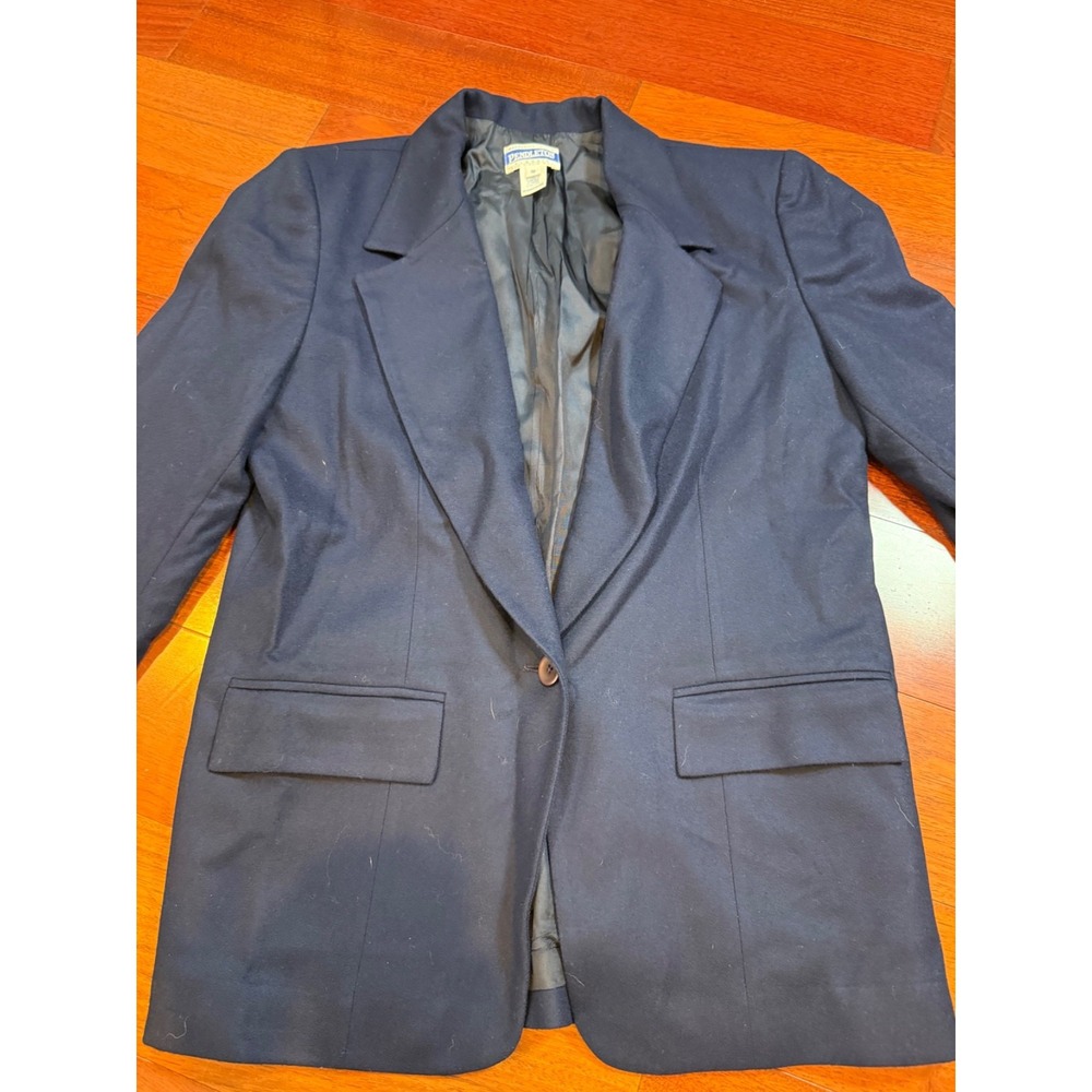 Pendleton Virgin Wool Blazer One Button Vintage |… - image 3